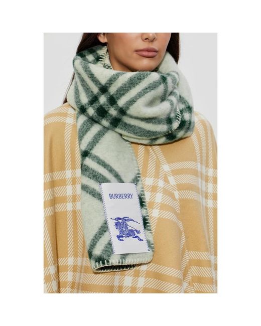 Burberry Green Winter Scarves