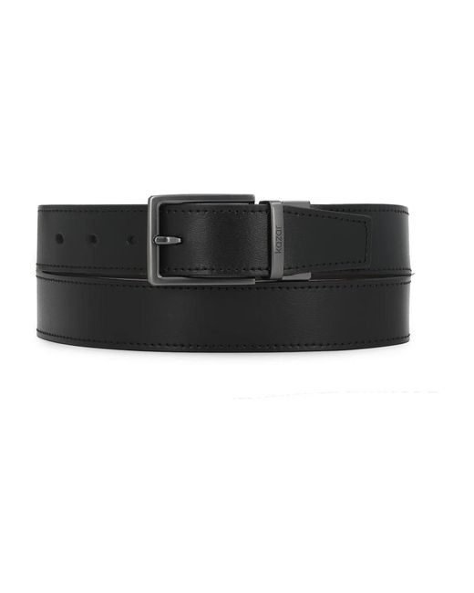 Kazar Accessoires ,Zwart ,Leer Kasperos Riem in het Black voor heren