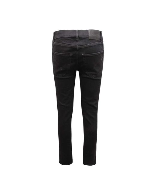 Dondup Black Slim Fit Jeans