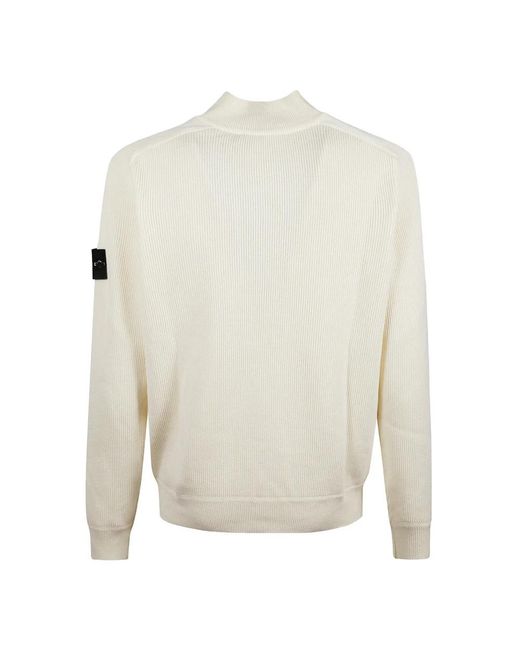 Stone Island White Turtlenecks for men