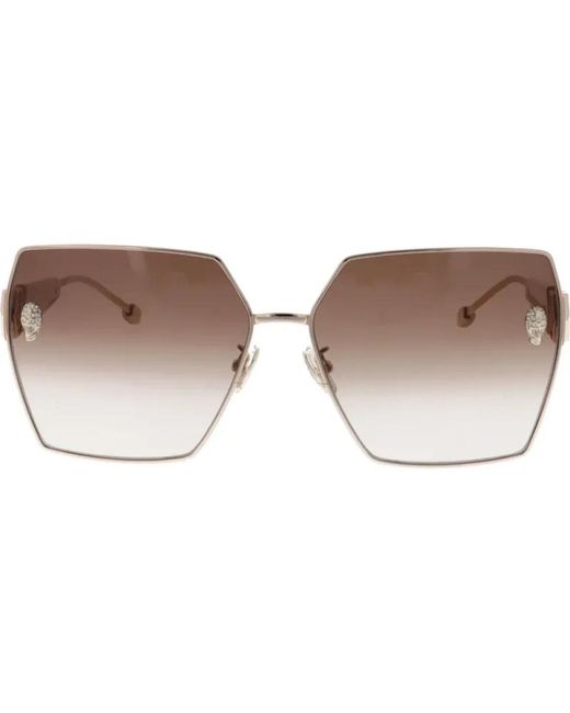 Philipp Plein Brown Sunglasses