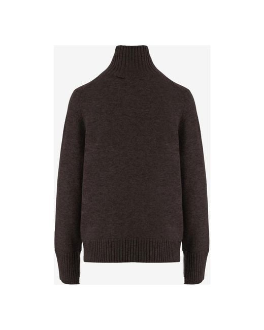 Allude Black Cashmere Knitwear