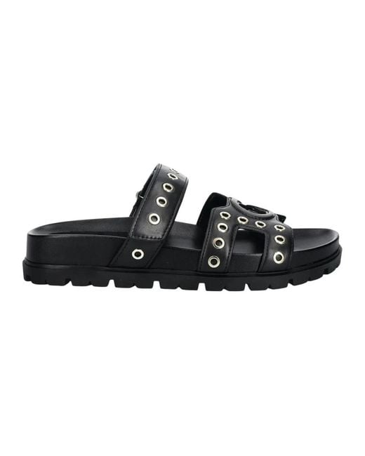 Guess Fashie Slide in het Black