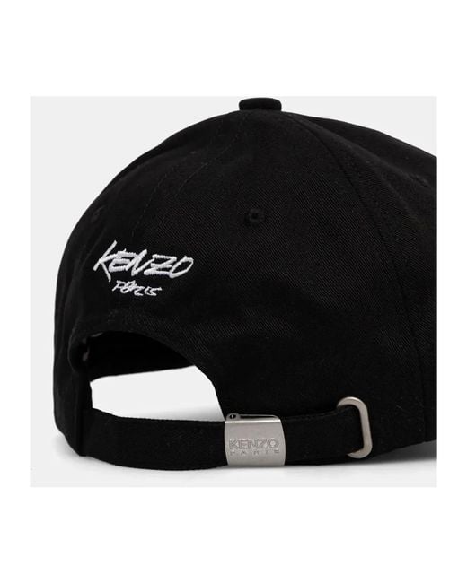 KENZO Floral Embroidered Cap in Black für Herren