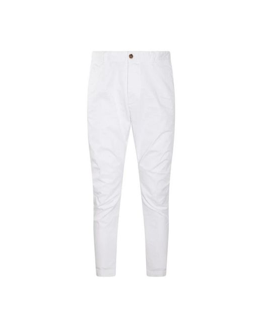 DSquared² White Chinos for men