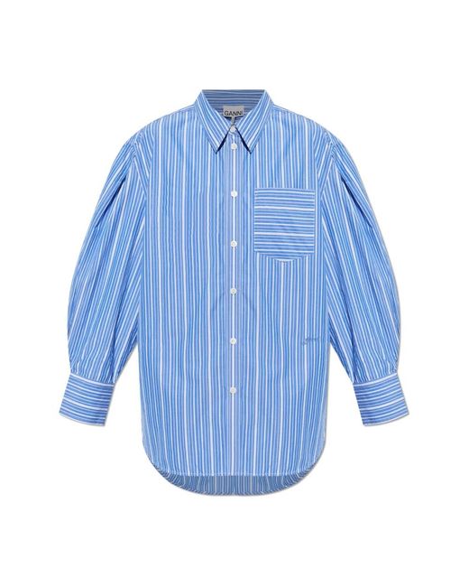 Ganni Blue Shirts