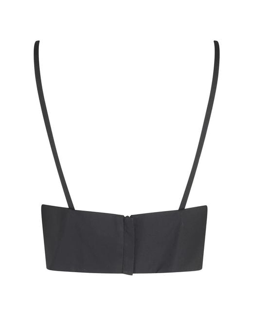 FEDERICA TOSI Black Sleeveless Tops