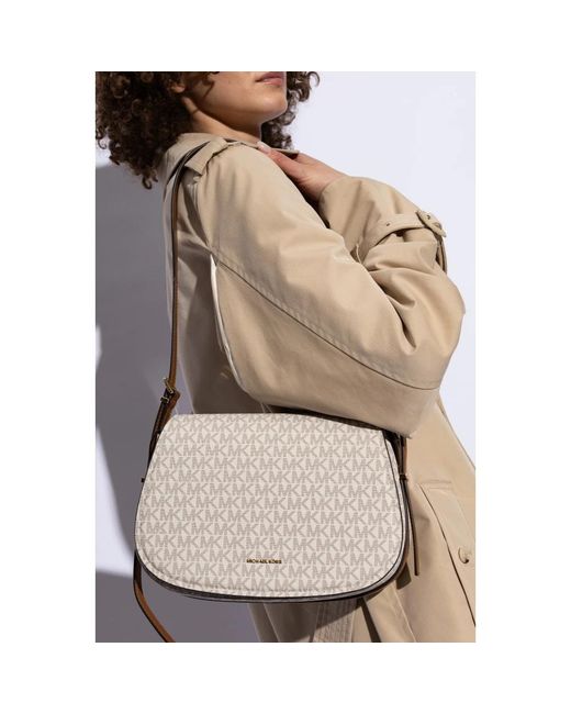 Michael Kors Natural Shoulder Bags