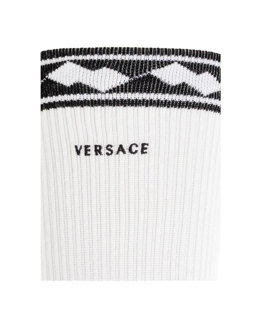 Socks Versace de color White