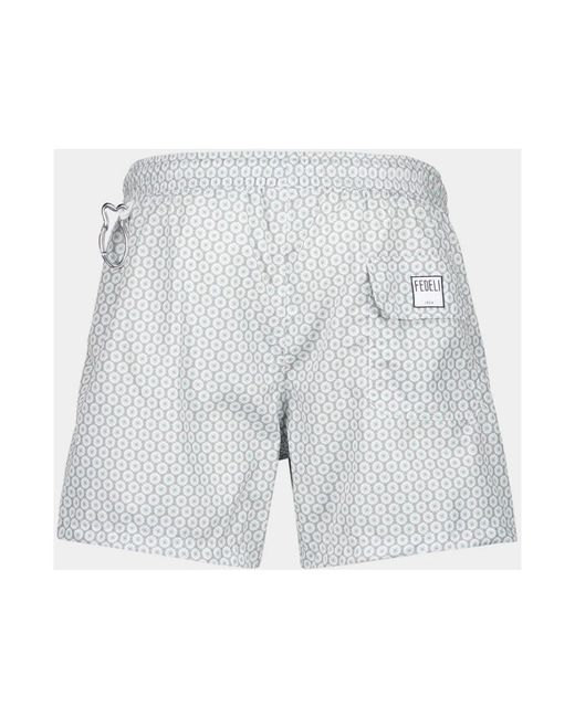 Fedeli Blue Beachwear for men