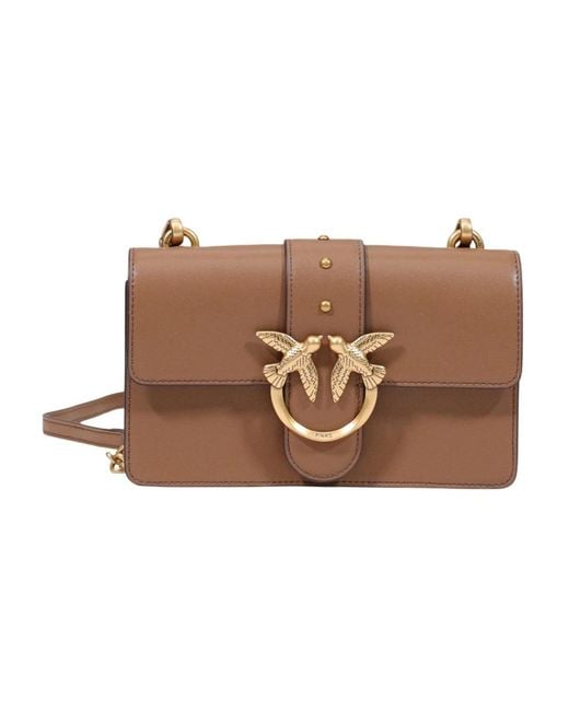 Pinko Brown Cross Body Bags