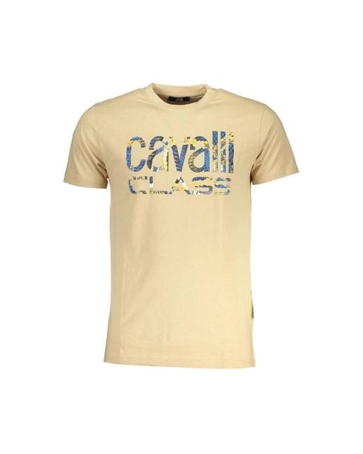 Roberto Cavalli Yellow T-Shirts for men