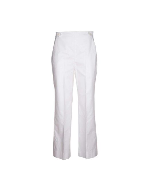 iBlues White Wide Trousers