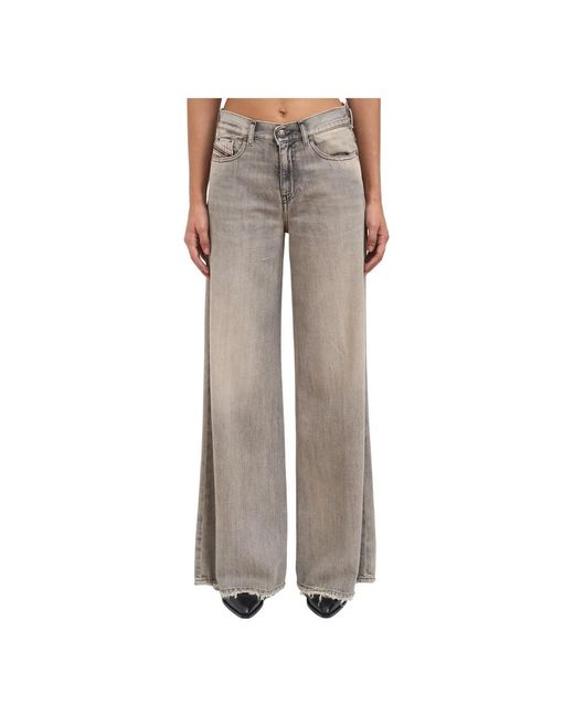 DIESEL Wide Jeans in het Gray