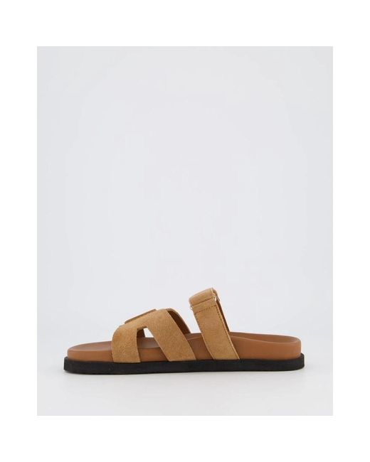 Sliders Gibaldi en coloris Brown