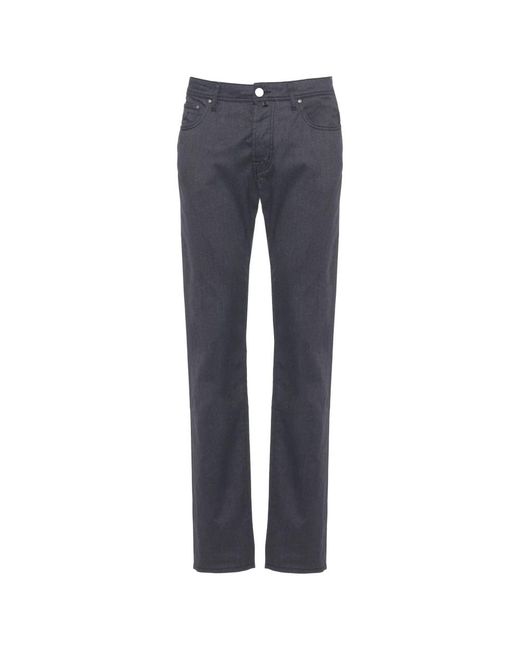 Jacob Cohen Blue Straight Fit Jeans for men