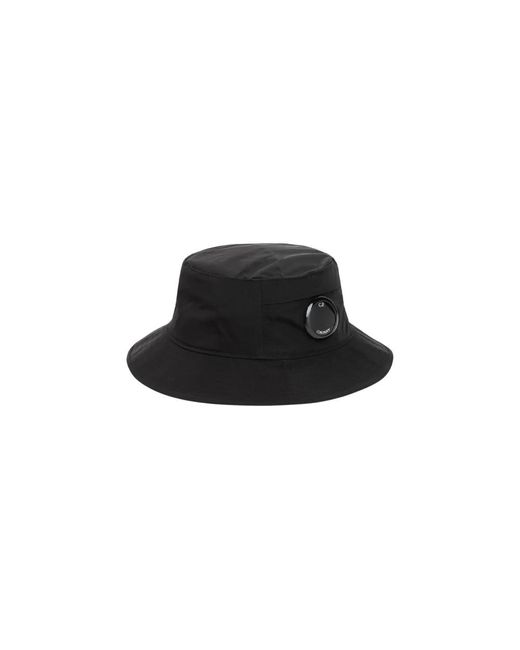 Cappello a secchiello nero chrome-r di C P Company in Black da Uomo