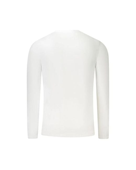 Pepe Jeans White Long Sleeve Tops for men