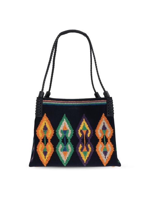 Etro Black Libra Medium Schultertasche