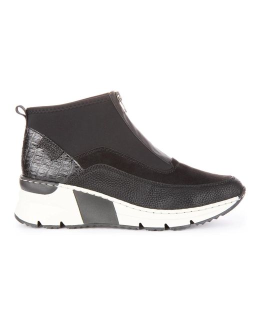 Rieker Gray Ankle Boots
