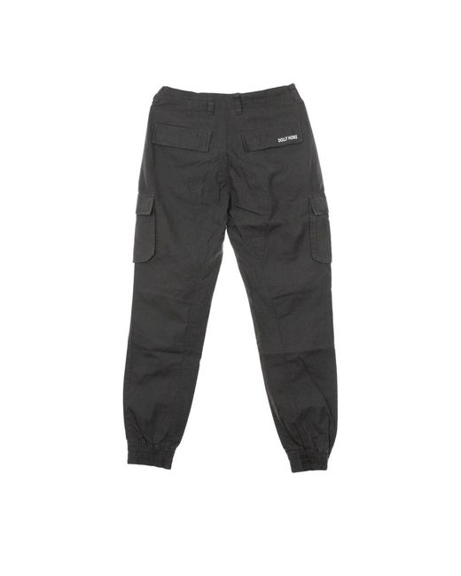 DOLLY NOIRE Gray Slim-Fit Trousers for men