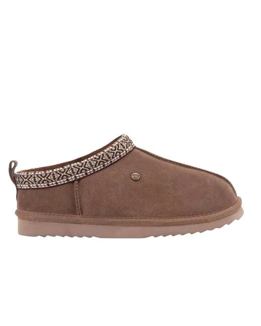 Slippers Warmbat en coloris Brown