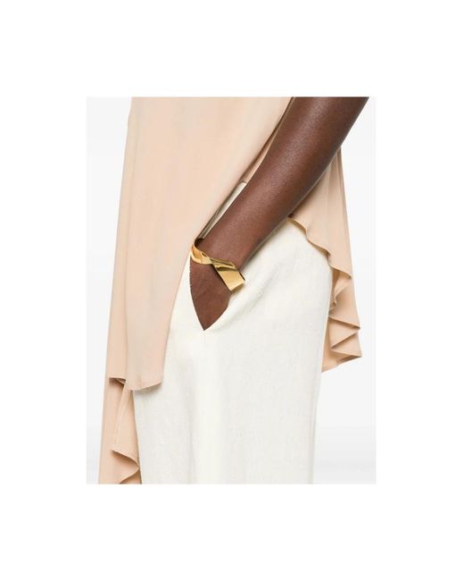 Fabiana Filippi White Wide Trousers