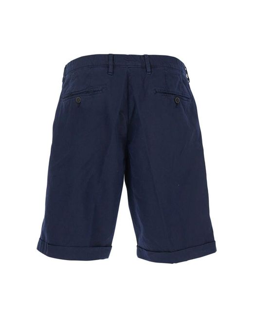 Myths Blaue Bermuda Hose Mit Pences in Blue für Herren