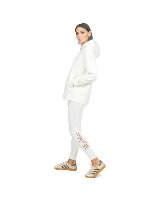 Max Mara Broeken ,Wit ,Basilea Leggings in het White