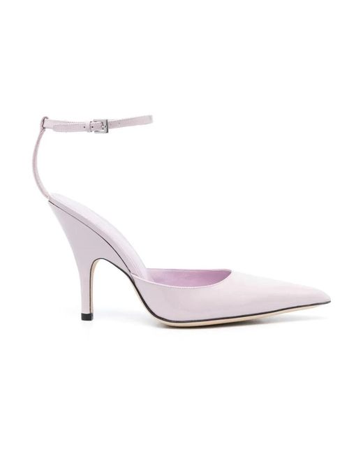 By Far White Pumps