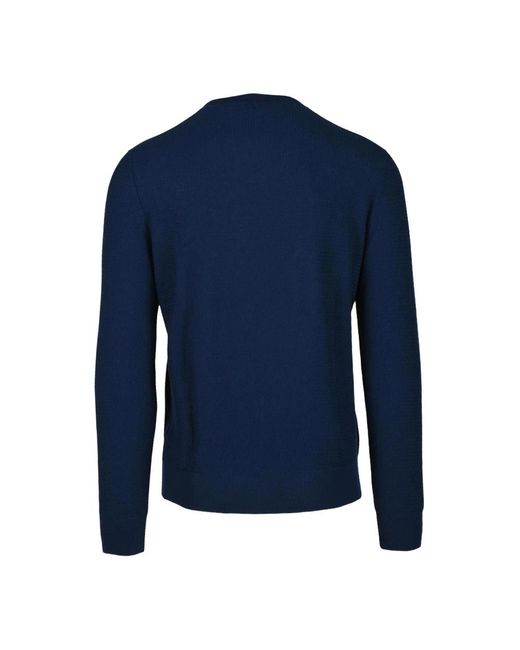 Vengera Blue Round-Neck Knitwear for men