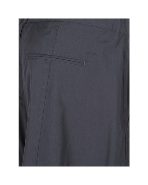 Max Mara Blue Cropped Trousers