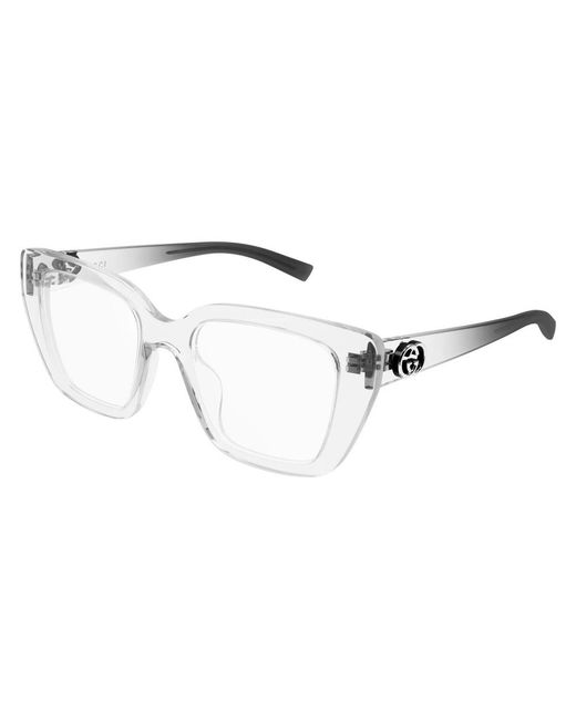 Gucci Metallic Cat Eye Brillen