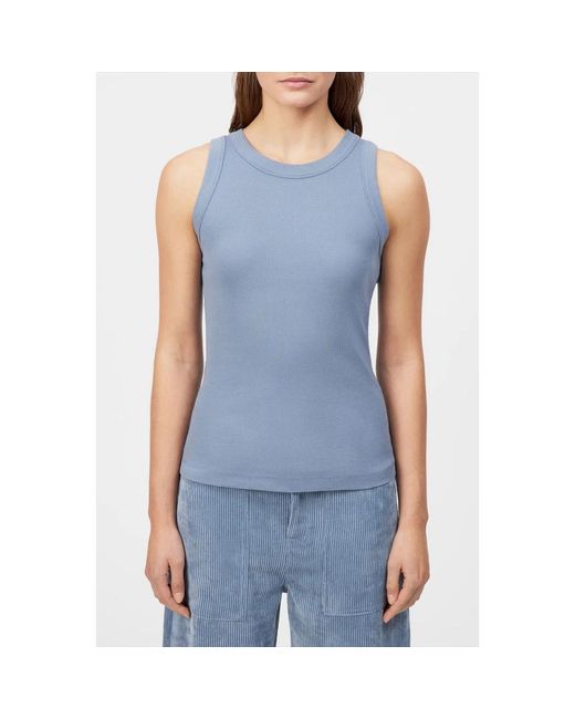 Drykorn Blue Sleeveless Tops