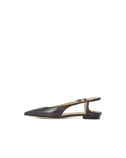 Emporio Armani Black Flat Shoes