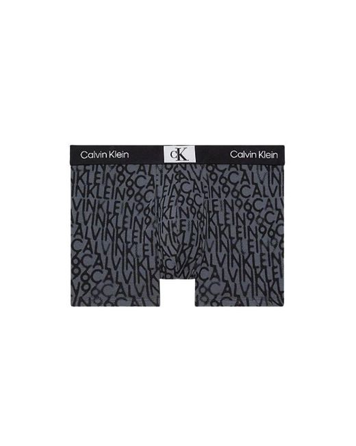 Calvin Klein Monogramm Grauer Trunk Unterwäsche in Gray für Herren