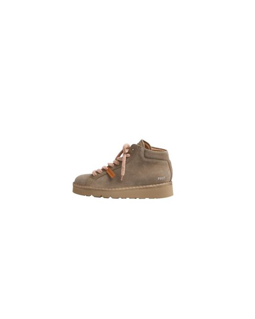 Pànchic Brown Lace-Up Boots