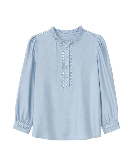 2-Biz Overhemden ,Blauw ,Blouses in het Blue