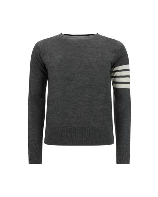 Thom Browne Round-Neck Knitwear in het Gray voor heren