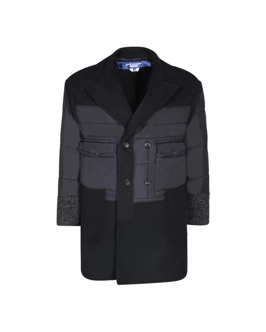Junya Watanabe Black Double-Breasted Coats for men