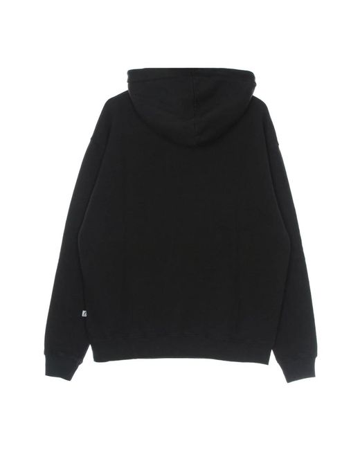 Kangol Hoodies & Sweatvesten ,Zwart ,Katoen Zwarte Hoodie Met Trekkoord Capuchon in het Black voor heren