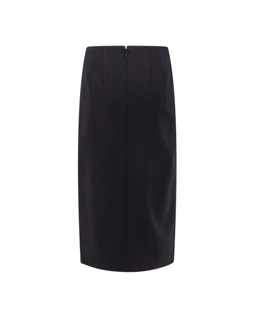 Valentino Black Midi Skirts
