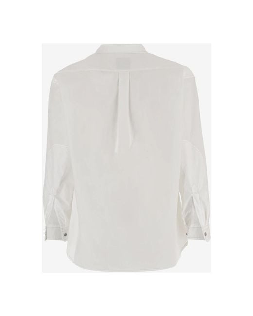 And Wander White Casual Shirts for men