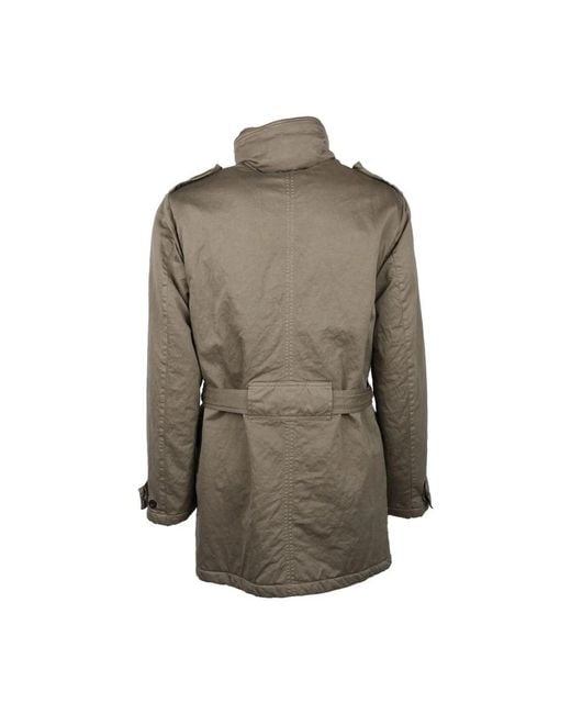 C P Company Gray Double-Breasted Coats for men