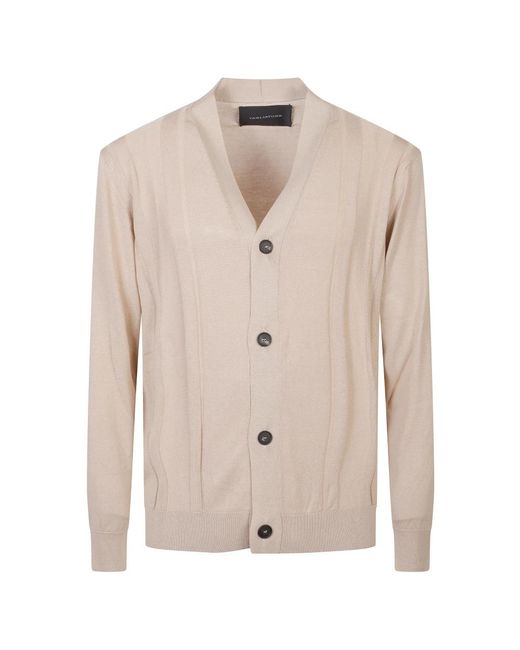 Tagliatore Natural Cardigans for men