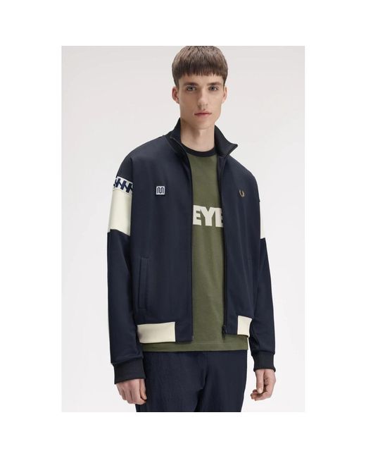 Fred Perry Blue Zip-Throughs for men