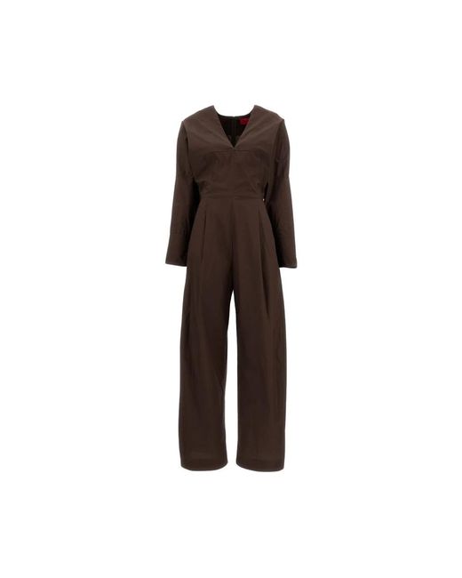 Jumpsuits Thelatest de color Brown