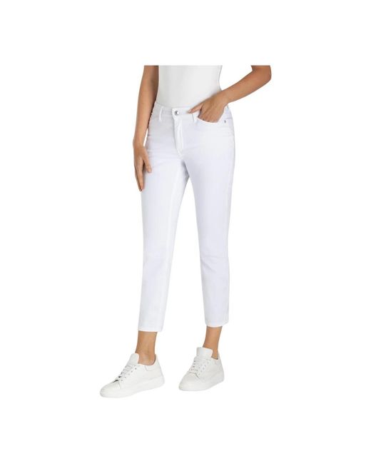 M·a·c White Cropped Jeans