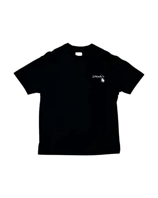 3.PARADIS Black T-Shirts for men