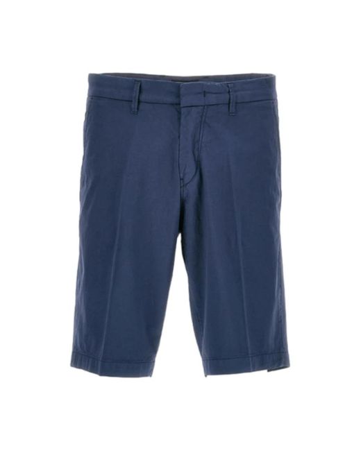 Fay Blue Casual Shorts for men
